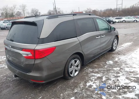 2018 Honda Odyssey Ex-L из США, поврежденный, VIN 5FNRL6H76JB054120